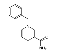 1-benzyl-4-methyl-1,4-dihydronicotinamide Structure