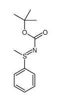 tert-butyl N-[methyl(phenyl)-λ4-sulfanylidene]carbamate Structure