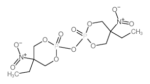 5-ethyl-2-[(5-ethyl-5-nitro-2-oxo-1,3-dioxa-2$l^C10H18N2O11P2-phosphacyclohex-2-yl)oxy]-5-nitro-1,3-dioxa-2$l^C10H18N2 structure