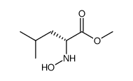 D-Leucine, N-hydroxy-, methyl ester (9CI) structure