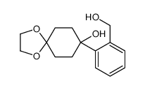 8-[2-(hydroxymethyl)phenyl]-1,4-dioxaspiro[4.5]decan-8-ol Structure