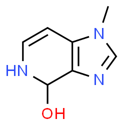 1H-Imidazo[4,5-c]pyridin-4-ol, 4,5-dihydro-1-methyl- (9CI)结构式