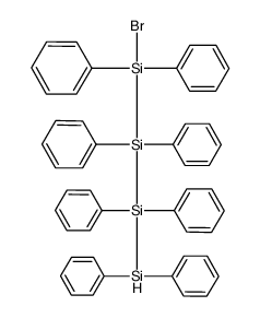 1-Brom-1,1,2,2,3,3,4,4-octaphenyl-tetrasilan结构式