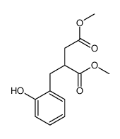 dimethyl 2-[(2-hydroxyphenyl)methyl]butanedioate Structure