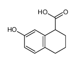 7-hydroxy-1,2,3,4-tetrahydronaphthalene-1-carboxylic acid Structure
