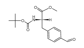 Boc-Phe(p-CHO)-OMe结构式