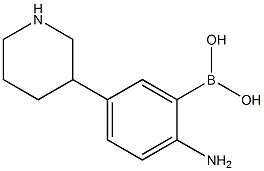 2-Amino-5-(piperidin-3-yl)phenylboronic acid图片