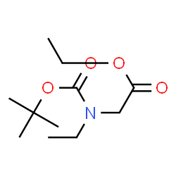 TERT-BUTYL (ETHOXYCARBONYL)METHYLETHYLCARBAMATE structure