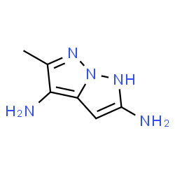 1H-Pyrazolo[1,5-b]pyrazole-2,4-diamine,5-methyl-结构式