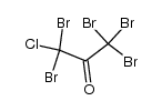 1,1,1,3,3-pentabromo-3-chloropropanone结构式