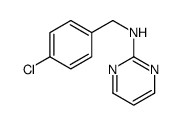 N-[(4-chlorophenyl)methyl]pyrimidin-2-amine Structure