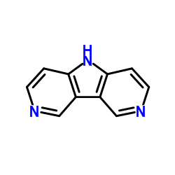 5H-吡咯并[3,2-c:4,5-c]二吡啶结构式