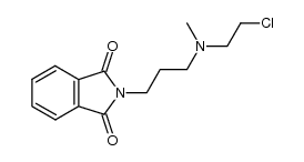 N-{3-[(2-chloro-ethyl)-methyl-amino]-propyl}-phthalimide Structure