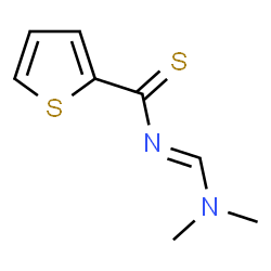 2-Thiophenecarbothioamide,N-[(dimethylamino)methylene]-(9CI) structure