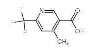 4-METHYL-6-TRIFLUOROMETHYLNICOTINIC ACID structure