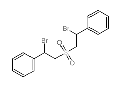 Benzene,1,1'-[sulfonylbis(1-bromo-2,1-ethanediyl)]bis- (9CI)结构式