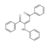 2-Butene-1,4-dione,1,4-diphenyl-2-(phenylamino)- Structure