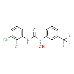 3-(2,3-DICHLOROPHENYL)-1-HYDROXY-1-(3-(TRIFLUOROMETHYL)PHENYL)UREA结构式
