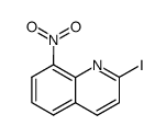 2-iodo-8-nitroquinoline Structure