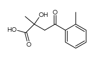 2-hydroxy-2-methyl-4-oxo-4-(o-tolyl)butanoic acid Structure