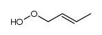 but-2-enyl hydroperoxide Structure
