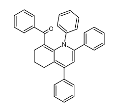 phenyl(1,2,4-triphenyl-1,5,6,7-tetrahydroquinolin-8-yl)methanone结构式