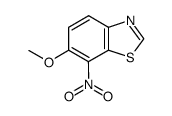 Benzothiazole, 6-methoxy-7-nitro- (8CI,9CI) structure