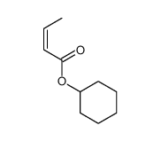 cyclohexyl crotonate Structure
