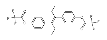 Stilboestrol-bis-trifluoracetat Structure