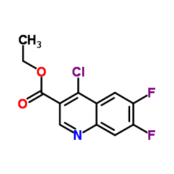 Ethyl 4-chloro-6,7-difluoroquinoline-3-carboxylate picture