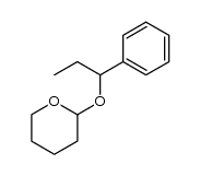 2-(1-phenylpropoxy)tetrahydro-2H-pyran Structure