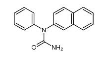 1-(2-naphthyl)-1-phenylurea Structure