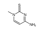 2(1H)-Pyrimidinethione,4-amino-1-methyl-(7CI,8CI,9CI)结构式