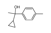 alpha-cyclopropyl-alpha-4-dimethylbenzyl alcohol structure
