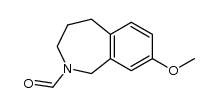 2-formyl-8-methoxy-2,3,4,5-tetrahydro-1H-2-benzazepine Structure