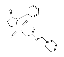 Benzyl (1,3,6-trioxo-5-phenyl-2,5-diazaspiro[3.4]oct-2-yl)acetate结构式