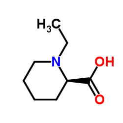 2-Piperidinecarboxylicacid,1-ethyl-,(2R)-(9CI)结构式