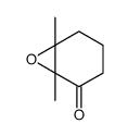 1,6-dimethyl-7-oxabicyclo[4.1.0]heptan-5-one结构式