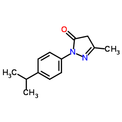 2-(4-Isopropylphenyl)-5-methyl-2,4-dihydro-3H-pyrazol-3-one Structure