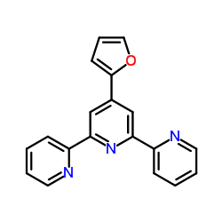 4'-(呋喃-2-基)-2,2':6',2''-三联吡啶结构式