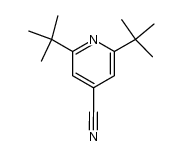 2,2-Bis(1,1-dimethylethyl)pyridine-4-carbonitrile结构式