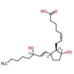 11-DEOXY PROSTAGLANDIN F2BETA Structure