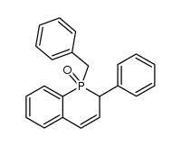 1-benzyl-2-phenyl-1,2-dihydro-phosphinoline 1-oxide结构式