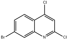 7-溴-2,4-二氯喹啉结构式