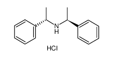 (-)-bis[(s)-1-phenylethyl]amine hydrochloride Structure