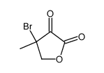 β-bromo-γ-hydroxy-α-oxo-isovaleric acid-lactone结构式