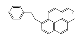 4-(2-pyren-1-ylethyl)pyridine Structure