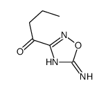 1-(5-amino-1,2,4-oxadiazol-3-yl)butan-1-one Structure