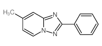[1,2,4]Triazolo[1,5-a]pyridine,7-methyl-2-phenyl- structure