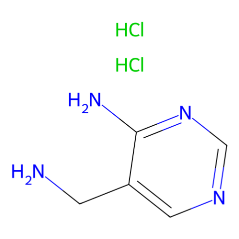 5-(aminomethyl)pyrimidin-4-amine;dihydrochloride结构式